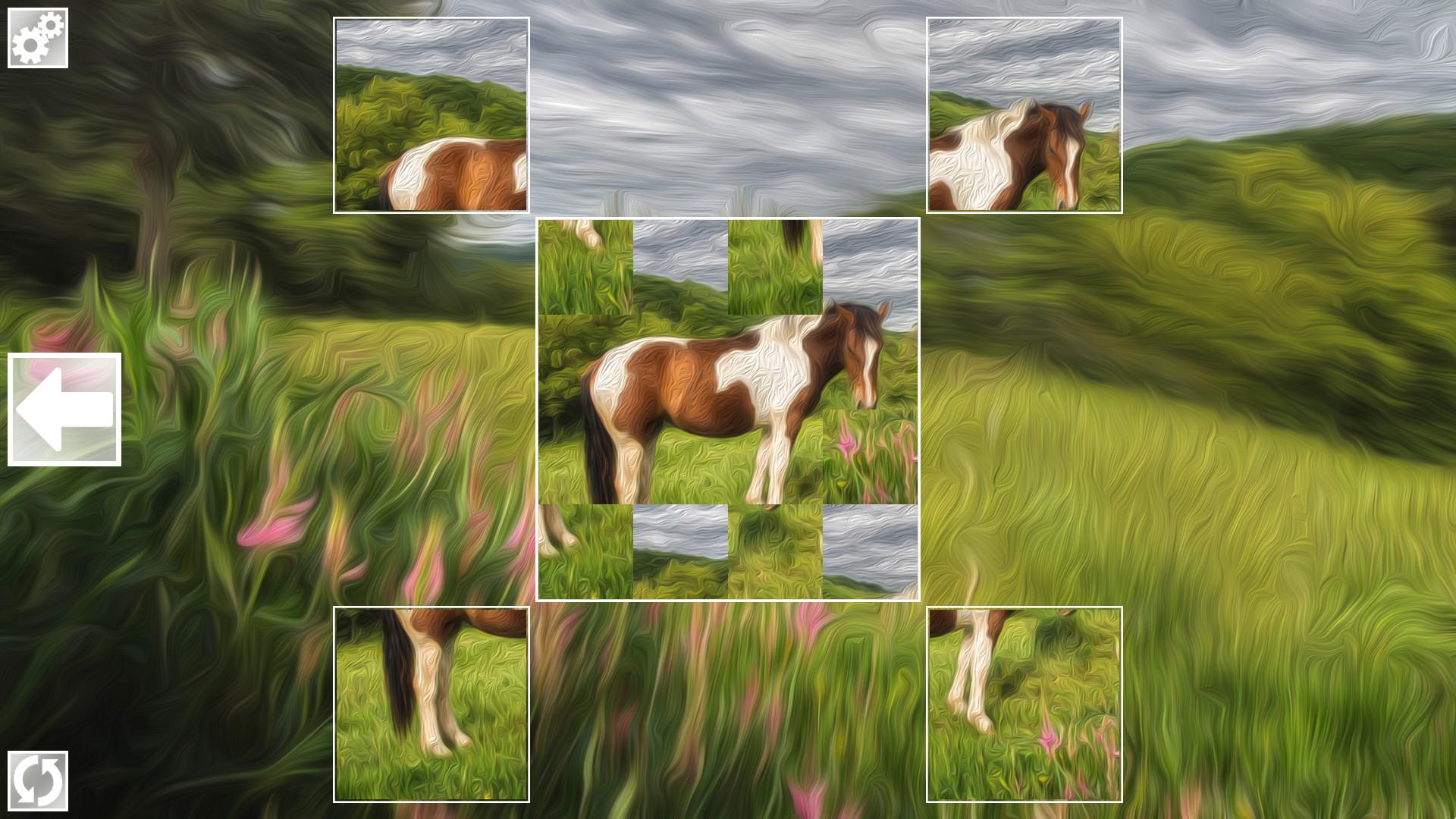 Puzzle Art: Horses بي سي ستيم كود رقمي