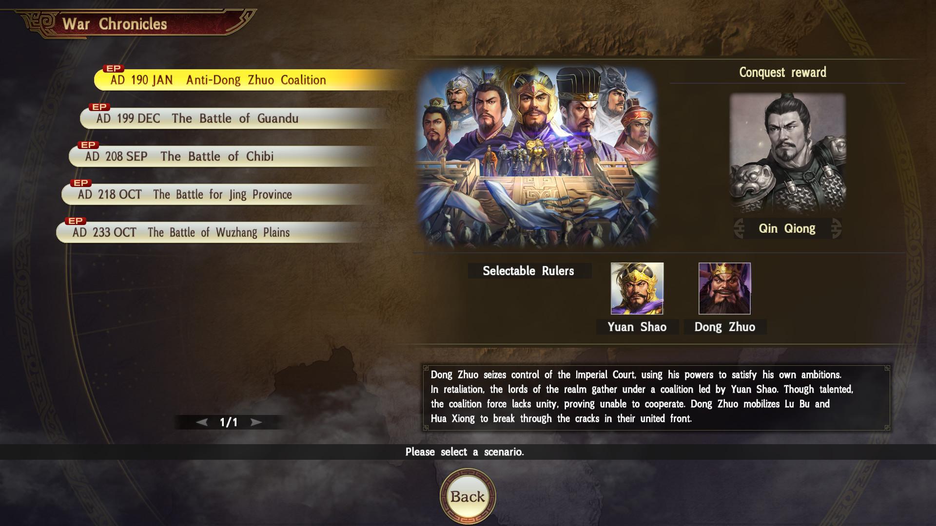 Romance Of The Three Kingdoms XIV: Diplomacy And Strategy Expansion Pack حزمة ستيم حساب