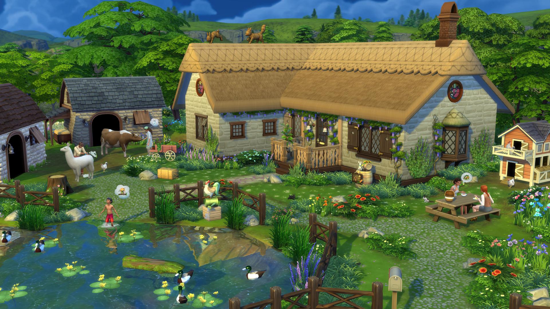 The Sims 4 - Cottage Living DLC اوروبي بي سي EA App كود رقمي