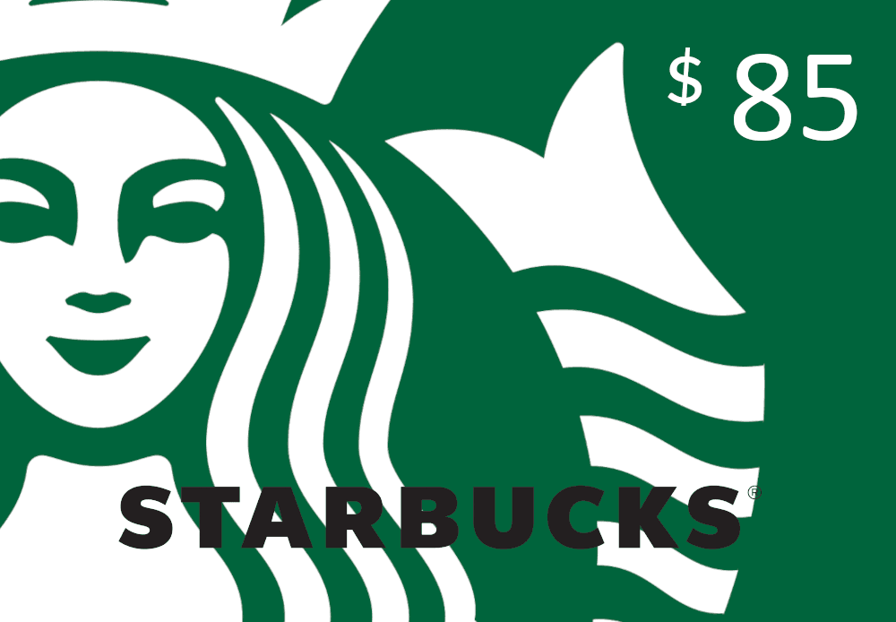 Starbucks $85 هدية بطاقة امريكي